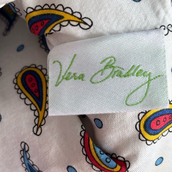 Vera Bradley Colorful Marina Paisley Crossbody Bag Purse Quilted 12x9 Maximalist - Picture 12 of 14